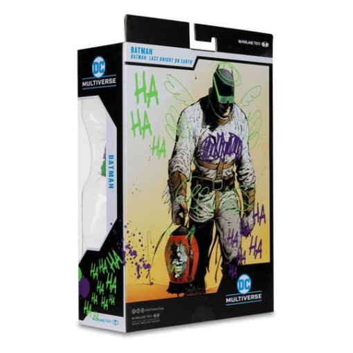 DC Multiverse Figura Batman (Batman: Last Knight on Earth) Jokerized (Gold Label) 18 cm