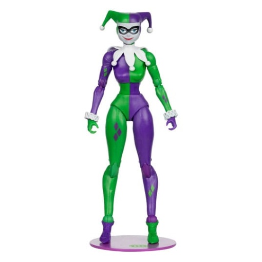 DC Multiverse Figura Harley Quinn (DC Classic) Jokerized (Gold Label) 18 cm