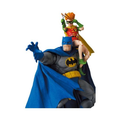 Batman: The Dark Knight Returns Figuras MAF EX Batman Blue Version & Robin 11- 16 cm