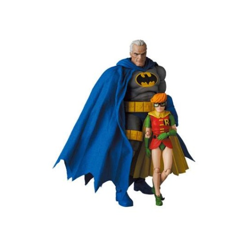 Batman: The Dark Knight Returns Figuras MAF EX Batman Blue Version & Robin 11- 16 cm