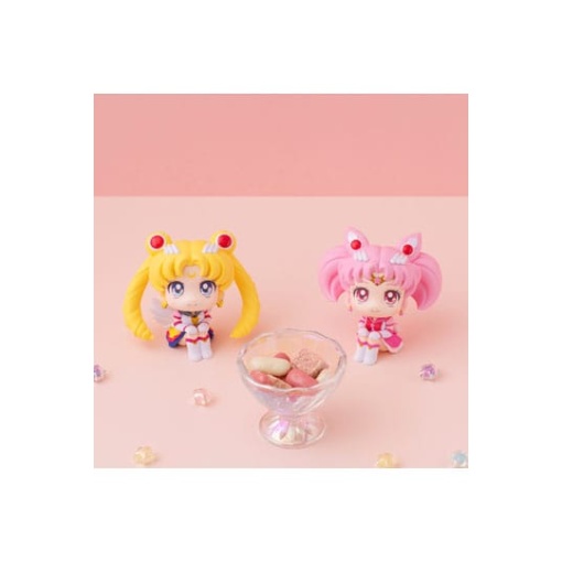 Sailor Moon Cosmos The Movie Look Estatuas PVC Look Up Eternal Sailor Moon & Eternal Sailor Chibi Moon LTD Ver. 11 cm