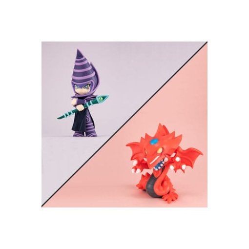 Yu-Gi-Oh! Duel Monsters Estatuas PVC Megatoon Slifer the Sky Dragon & Dark Magician (with gift)