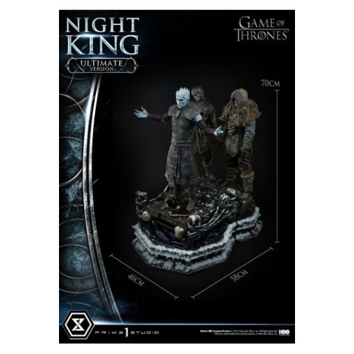 Juego de tronos Estatua 1/4 Night King Ultimate Version 70 cm - Embalaje dañado