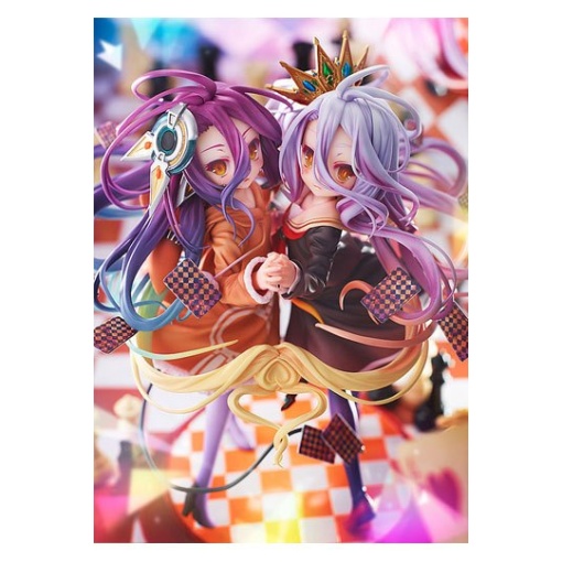 No Game No Life Estatua 1/7 Shiro & Schwi 22 cm