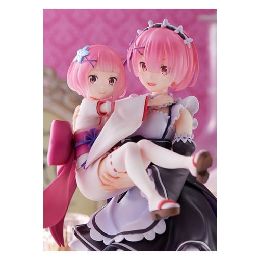 Re:Zero Starting Life in Another World Estatua PVC 1/7 Ram & Childhood Ram 23 cm