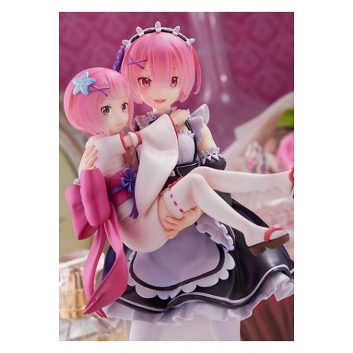 Re:Zero Starting Life in Another World Estatua PVC 1/7 Ram & Childhood Ram 23 cm