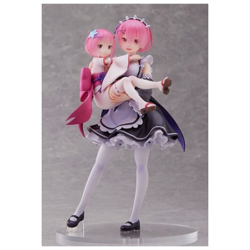 Re:Zero Starting Life in Another World Estatua PVC 1/7 Ram & Childhood Ram 23 cm