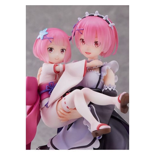 Re:Zero Starting Life in Another World Estatua PVC 1/7 Ram & Childhood Ram 23 cm