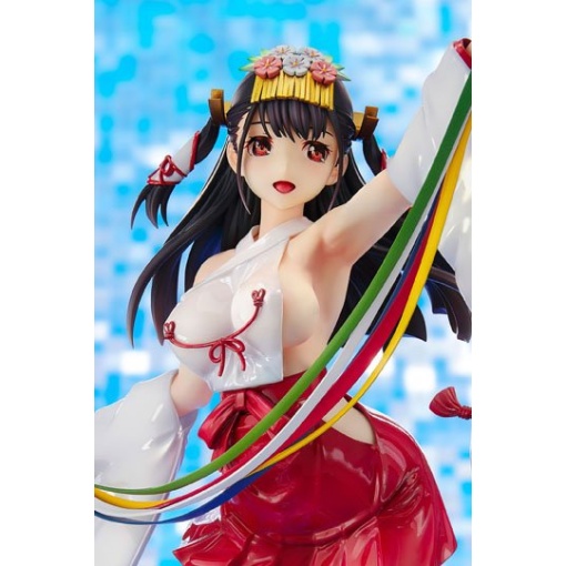 Original Character Estatua PVC Tight na Oshigoto #2 - Shrine Maiden Akane Kagura 25 cm