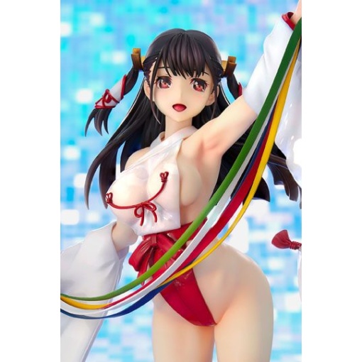 Original Character Estatua PVC Tight na Oshigoto #2 - Shrine Maiden Akane Kagura 25 cm