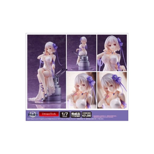 Azur Lane PVC DreamTech 1/7 Sirius White Rose DT-163 22 cm