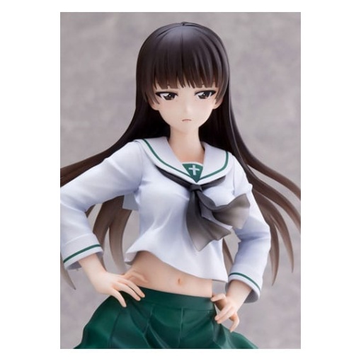 Girls und Panzer Senshadou Daisakusen! Estatua PVC 1/7 Shiho Nishizumi Oarai Girls High 25 cm