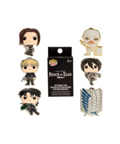 Attack on Titan Loungefly Chapas esmaltadas Blind S4 Character Expositor (12)