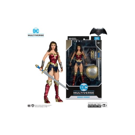 Batman v Superman: El amanecer de la justicia DC Multiverse Figura Wonder Woman 18 cm