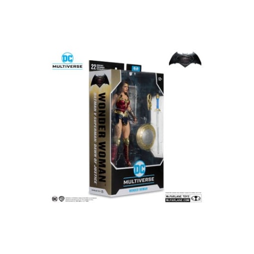 Batman v Superman: El amanecer de la justicia DC Multiverse Figura Wonder Woman 18 cm