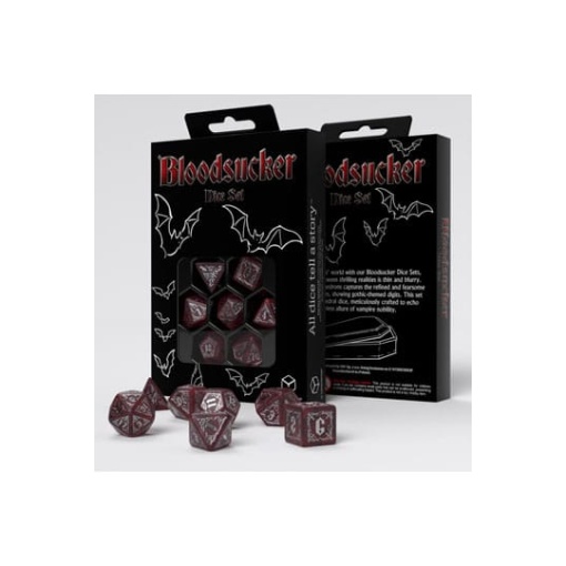 Bloodsucker Pack de Dados Scarlet (7)