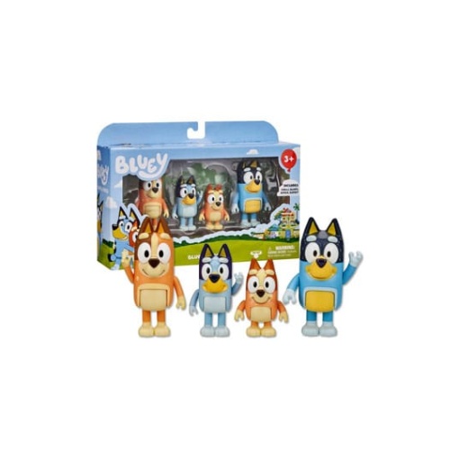 Bluey 4 pack Figuras