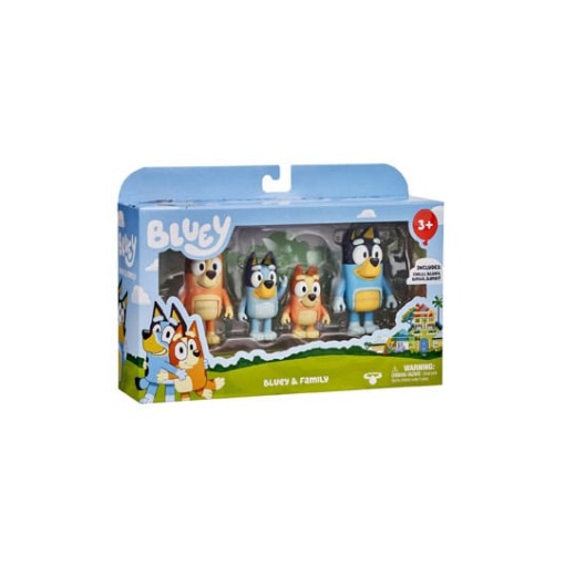 Bluey 4 pack Figuras