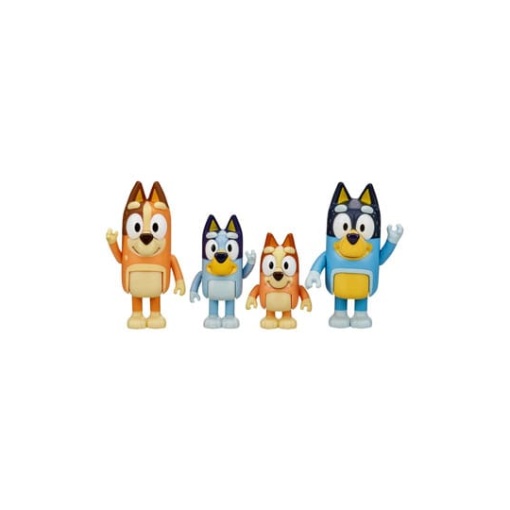 Bluey 4 pack Figuras