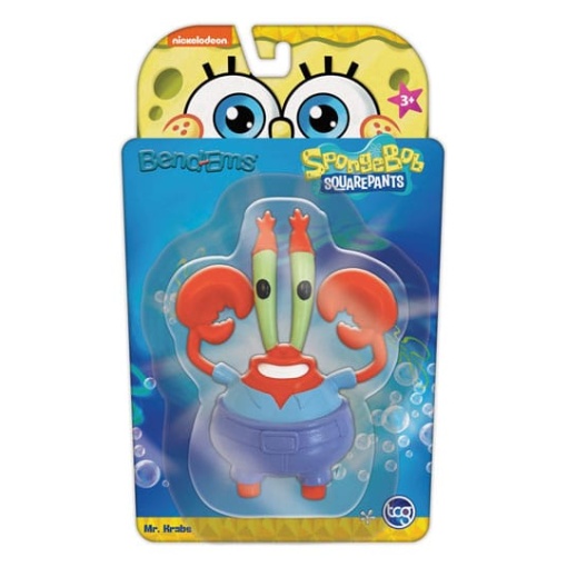 Bob Esponja Figura Bend-Ems Eugenio H. Cangrejo 15 cm