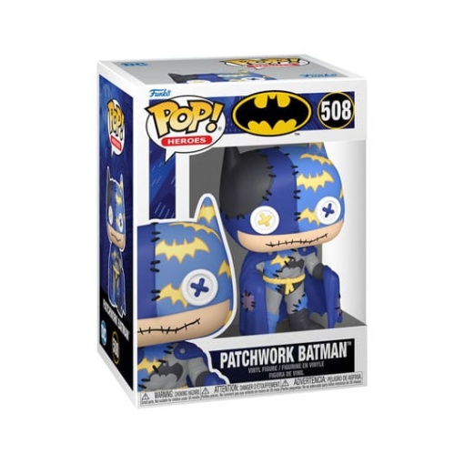 DC Comics Figura POP! Movies Vinyl Patchwork - Batman 9 cm