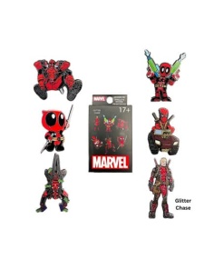 Deadpool by Loungefly Chapas esmaltadas Blind Box Deadpool Action Expositor (12)