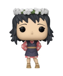 Demon Slayer: Kimetsu no Yaiba Figura POP! Animation Makomo (Flower Headdress) 9 cm - Embalaje dañado