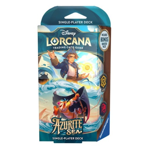 Disney Lorcana TCG Azurite Sea Mazos de Inicio Expositor (8) *Edición Inglés*