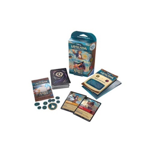 Disney Lorcana TCG Azurite Sea Mazos de Inicio Expositor (8) *Edición Inglés*