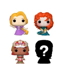 Disney Princesses Pack de 4 Figuras Bitty POP! Vinyl Rapunzel 2