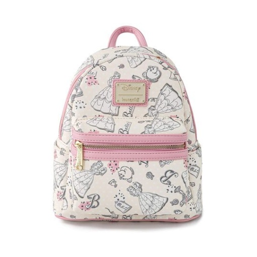 Disney by Loungefly Mochila Beauty and the Beast Belle Creme AOP heo Exclusive