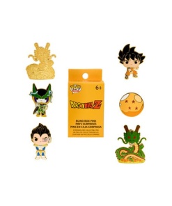 Dragon Ball Z by Loungefly Chapas esmaltadas Blind Box Characters Expositor (12)