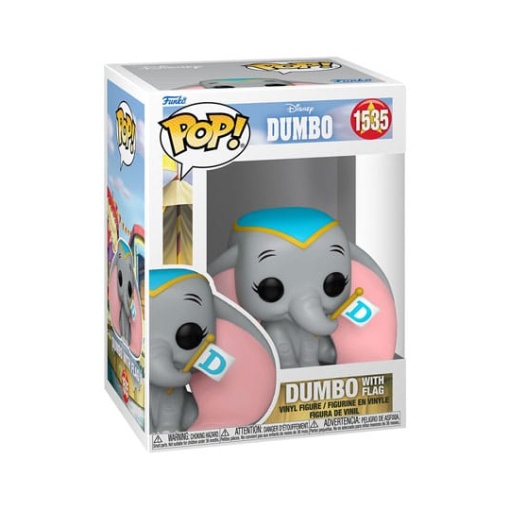 Dumbo POP! Disney Vinyl Figura Dumbo w/flag 9 cm