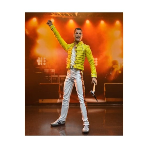 Freddie Mercury Figura Freddie Mercury (Yellow Jacket) 18 cm