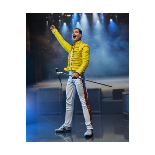 Freddie Mercury Figura Freddie Mercury (Yellow Jacket) 18 cm