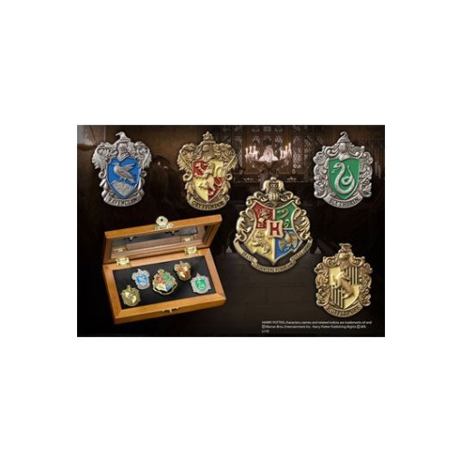 Harry Potter 5 Chapas Collección Casas de Hogwarts