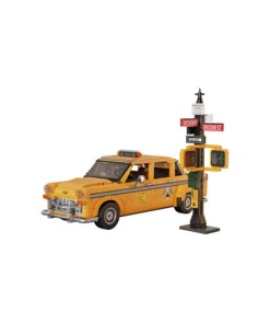 Kit de Construcción Original-Retro Series New York Yellow Cab