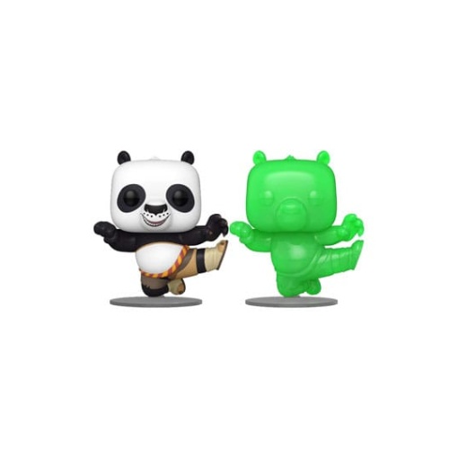 Kung Fu Panda POP! Movies Vinyl Figuren Po w/CH(FL) 9 cm Surtido (6)