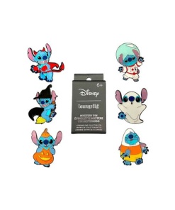 Lilo & Stitch by Loungefly Chapas esmaltadas Blind Box Halloween Expositor (12)