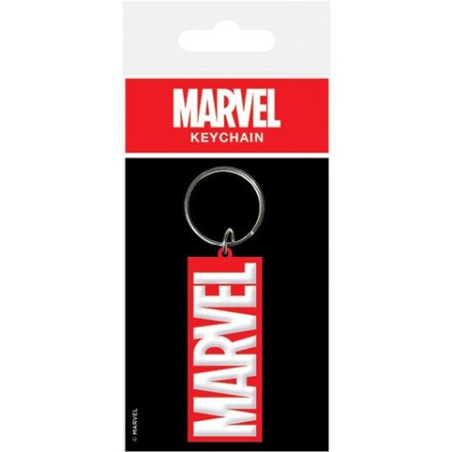 Marvel Comics Llavero caucho Logo 6 cm