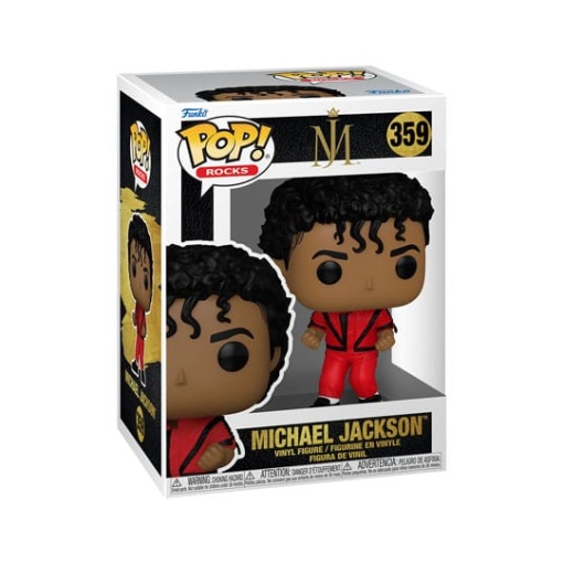 Michael Jackson POP! Rocks Vinyl Figura Thriller 9 cm