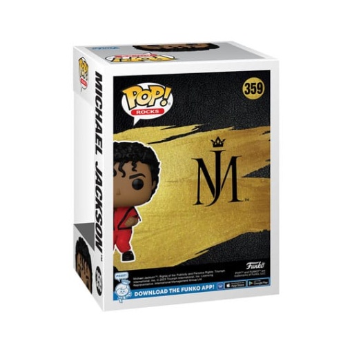 Michael Jackson POP! Rocks Vinyl Figura Thriller 9 cm