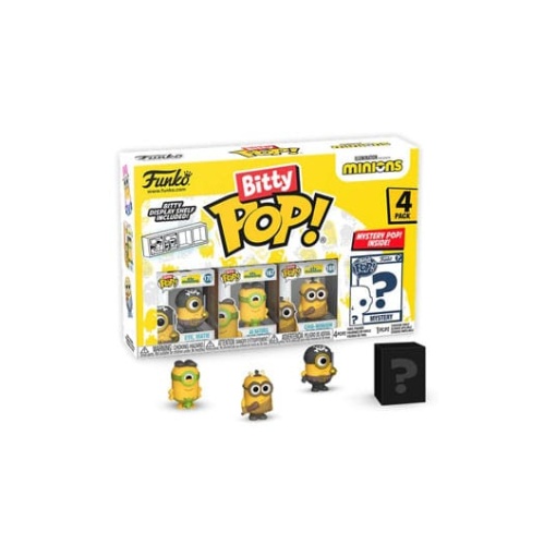 Minions Pack de 4 Figuras Bitty POP! Vinyl Eye Matie 2