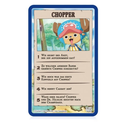 One Piece Juego de cartas Top Trumps Quiz *Edición Alemán*