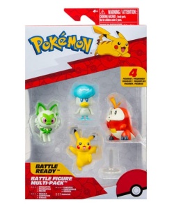 Pokémon Gen IX Pack de 4 Figuras Battle Figure Set