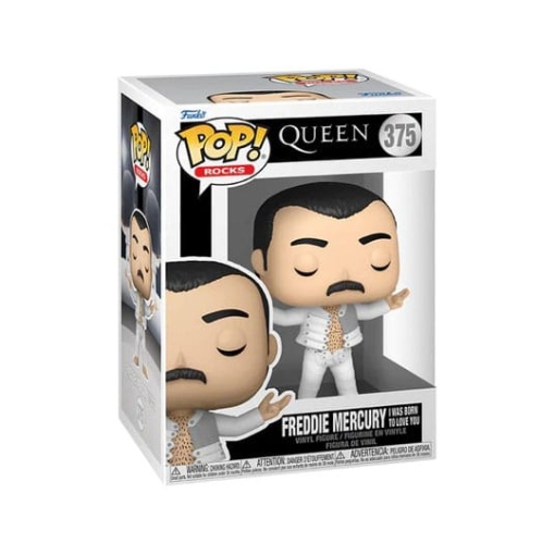 Queen POP! Rocks Vinyl Figura Freddie Mercury (I was born to love you) 9 cm