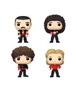 Queen Pack de 4 Figuras POP! TV Vinyl Radio Gaga 9 cm