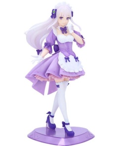 Re:ZERO Starting Life in Another World Estatua PVC Tenitol Maid Emilia 28 cm