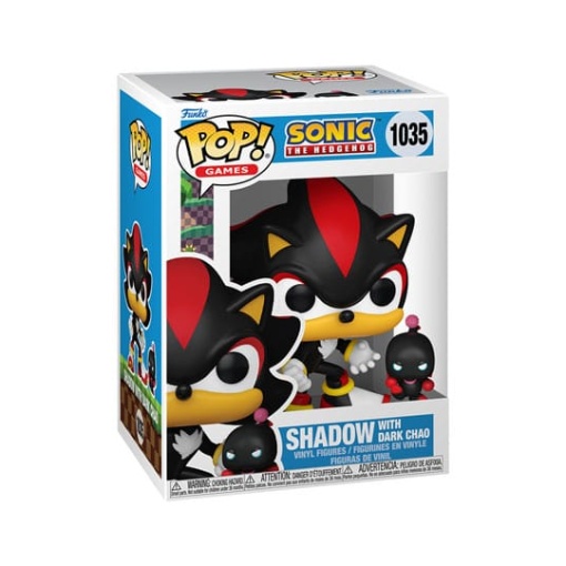 Sonic The Hedgehog Figura POP & Buddy! Vinyl Shadow w/DChao 9 cm