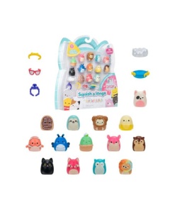 Squishmallow Squish a longs Pack de 14 Minifiguras Style 1 3 cm